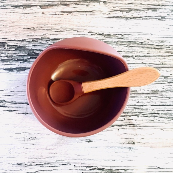 NEW🥣Baby Silicone tableware set bowl & Spoon,100% Food-Grade silicone. - Picture 3 of 6